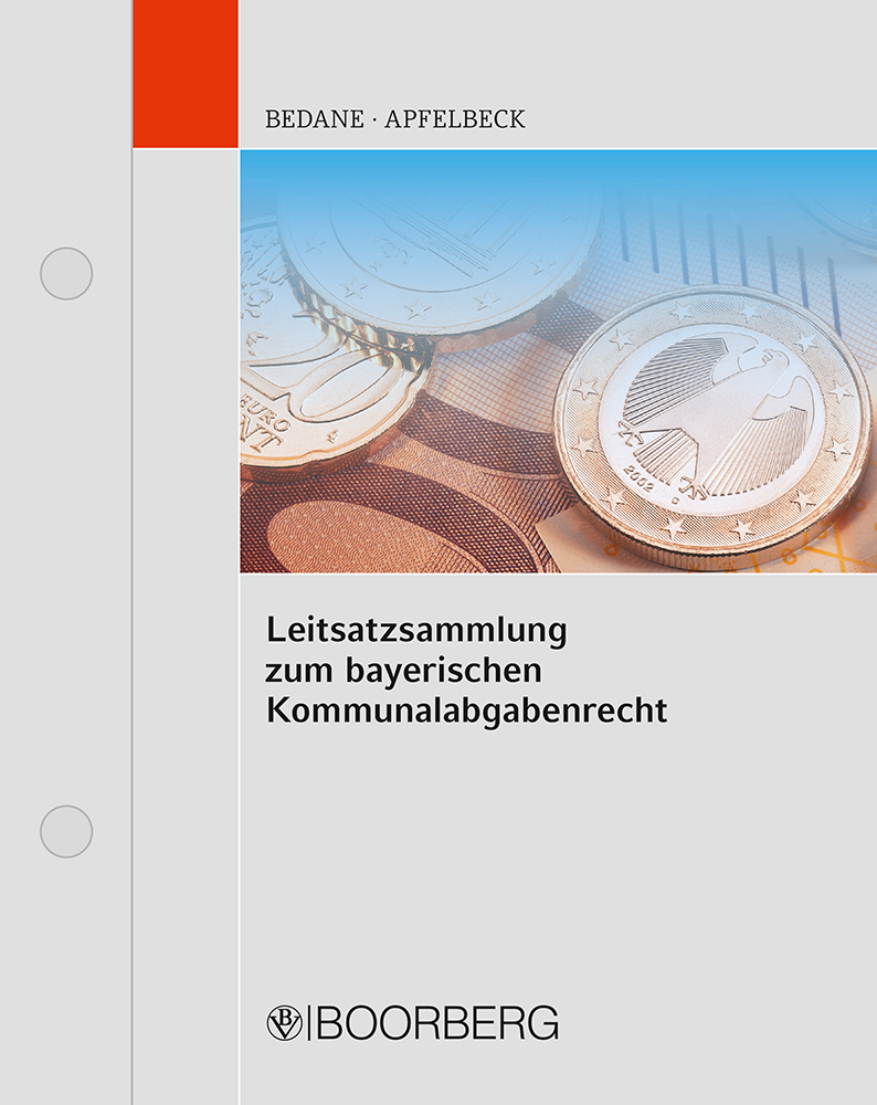Leitsatzsammlung zum bayerischen Kommunalabgabenrecht